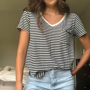 Stripped Abercrombie and Fitch Tee